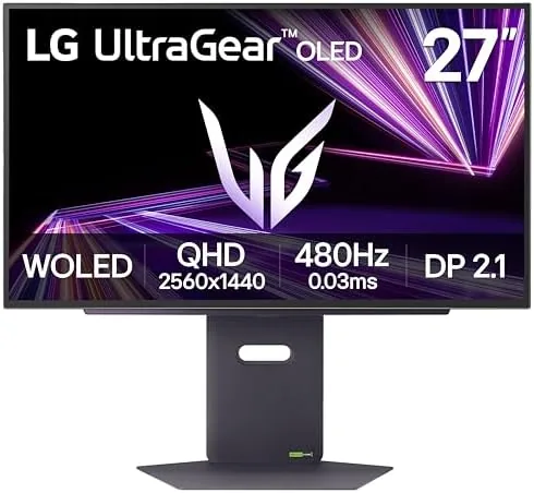 LG 27GX790A-B 27-inch Ultragear OLED Gaming Monitor QHD 1440p 480Hz, 0.03ms, DisplayPort 2.1, True Review: Tested and Rated