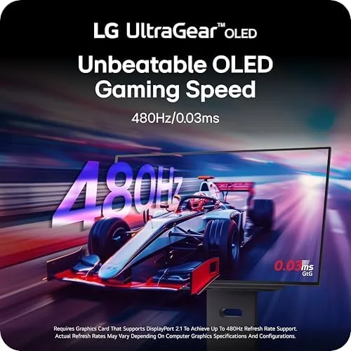 The LG 27GX790A-B 27-inch Ultragear OLED Gaming Monitor QHD 1440p 480Hz in real use