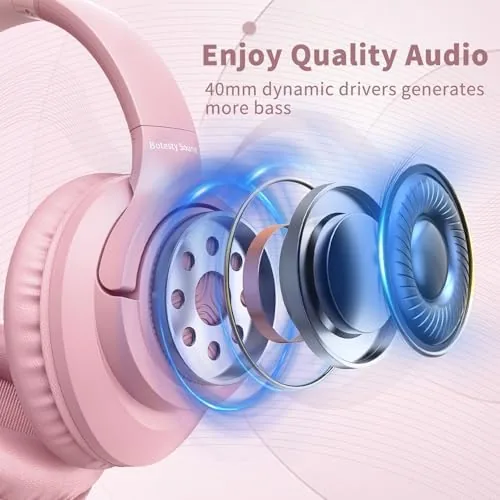 Testing the Wired Headphones with Microphone for School, 3.5mm Corded Headphones, Pink over two weeks