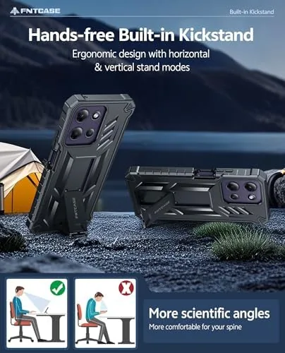 The FNTCASE for Motorola Moto G Power 5G 2026/2025 Case with in real use