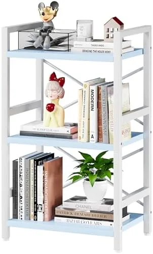 Homeiju Bookshelf, 3 Tier Industrial Bookcase, Metal Small Bookcase, Rustic Etagere Book Shelf Storage Review: Tested and Rated