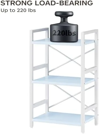Testing the Homeiju Bookshelf, 3 Tier Industrial Bookcase, Metal Small Bookcase, Rustic over two weeks