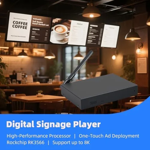 Close look at the Digital Signage Player Metal Box 4+32G Android 12 CMS Remote build quality