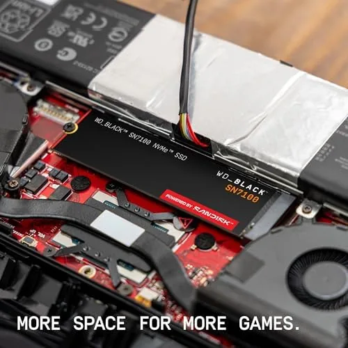The SN7100 next to a high endurance drive and a budget Gen4 drive