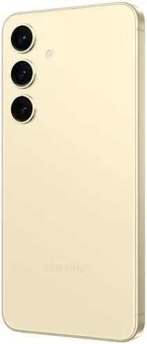 Close look at the Samsung Galaxy S24+ Plus 5G, US Version, 256GB, Amber Yellow build quality