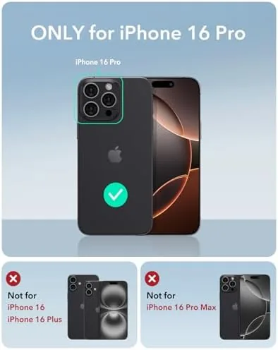 Close look at the ESR for iPhone 16 Pro Case for MagSafe, Camera Control build quality