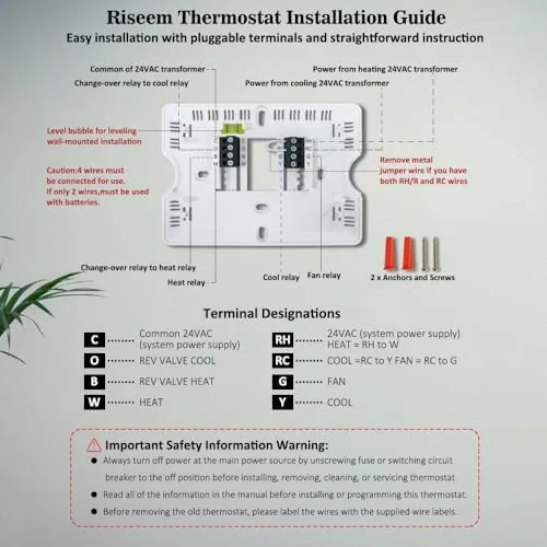 The NonProgrammable Thermostat for Home, Digital Energy-Saving Thermostat,Single-Stage Systems, 1 Heat/1 compared in context