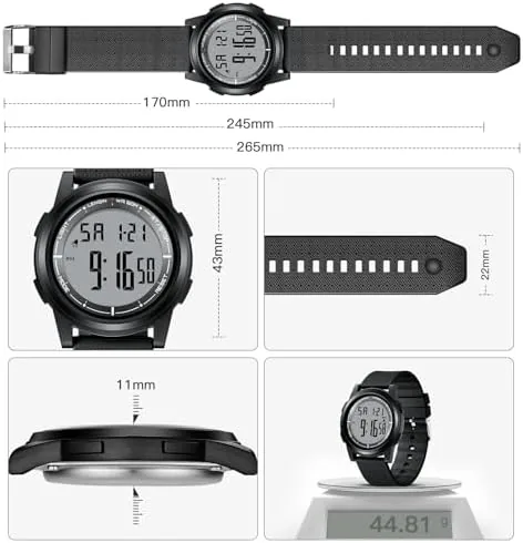Another view of the LN LENQIN Mens Digital Watch Sports Waterproof Digital Watches Men