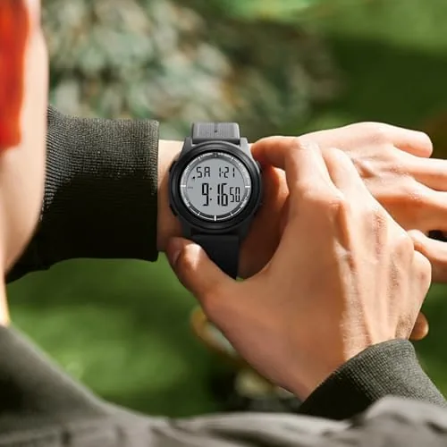 The LN LENQIN Mens Digital Watch Sports Waterproof Digital Watches Men compared in context