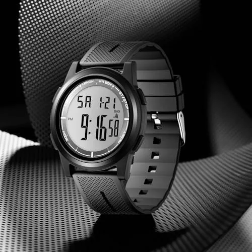 Testing the LN LENQIN Mens Digital Watch Sports Waterproof Digital Watches Men over two weeks