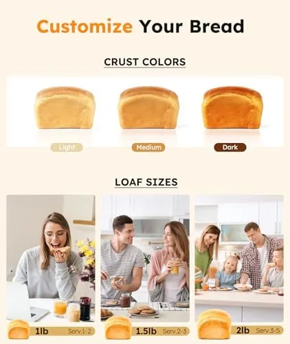 Ingredients being loaded into the removable non stick bread pan