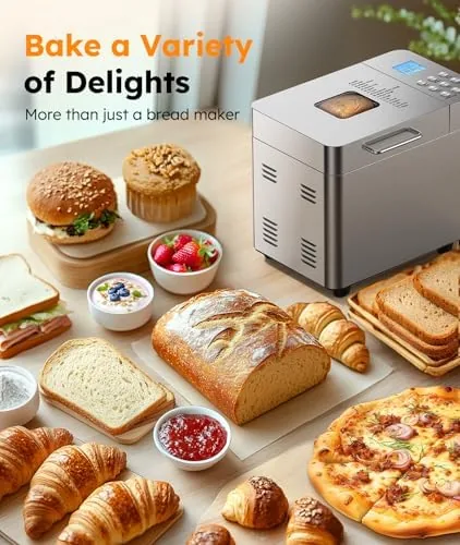 Three bread makers side by side for comparison