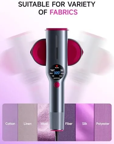 Another view of the DRFLASH 2 in 1 Handheld Garment Steamer and Iron for