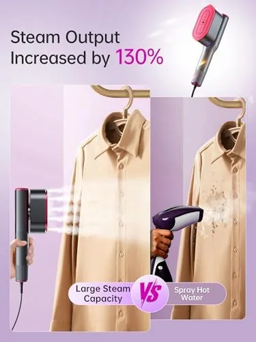 The DRFLASH 2 in 1 Handheld Garment Steamer and Iron for compared in context