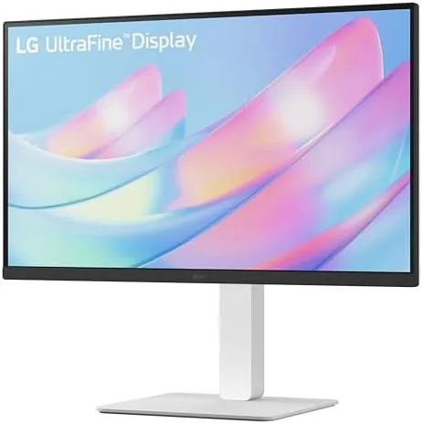 Detail shot of the LG 27US550-W 27-inch Ultrafine 4K UHD (3840 x 2160) IPS features