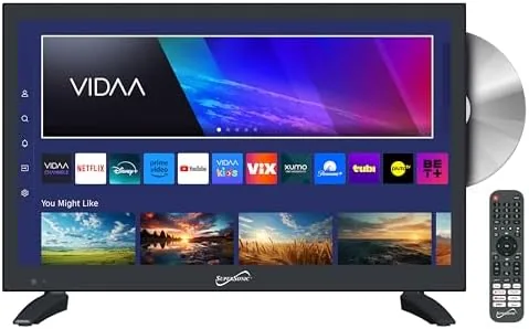 Overview of the Supersonic SC-1926DVD 19-inch LED Smart HDTV w/DVD Player, 3X HDMI