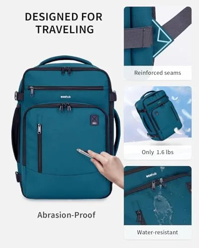 The ECOHUB Travel Backpack Airline Approved Under Seat Personal Item Bag compared in context