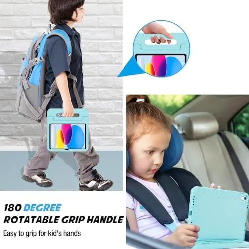 The ProCase Kids Case for iPad A16 11th Generation 2025/iPad 10th in real use