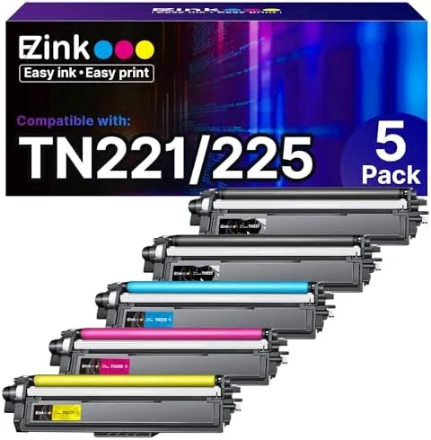 E-Z Ink TN221 TN225 Compatible for Brother TN-221 TN-225 Toner Cartridges | TN221 TN225 Review: Tested and Rated