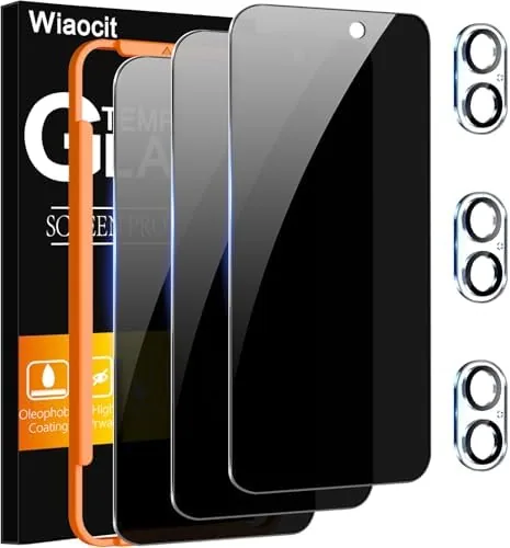 Wiaocit Tempered Glass Privacy Screen Protector for iPhone 16 Plus | 3+3 Pack, 9H Review: Tested and Rated