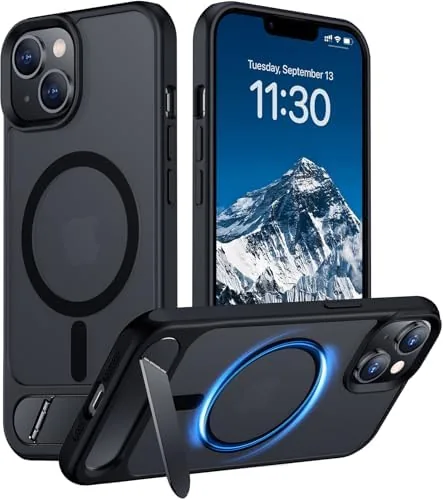 Overview of the Compatible with iPhone 14 Case/iPhone 13 Case,[Built-in Invisible Kickstand][Compatible with