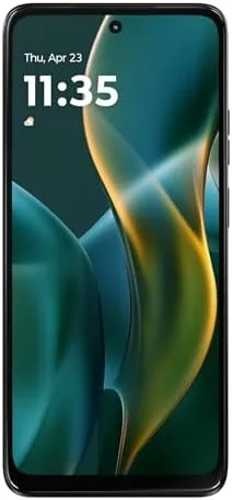 The rear of the Moto G 2025 showing the 50MP camera module in Forest Gray