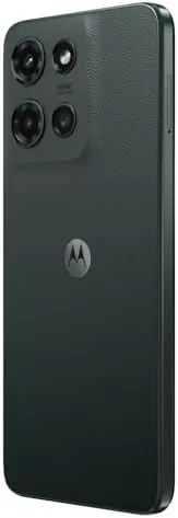 A student using the Moto G 2025 for photos and messaging