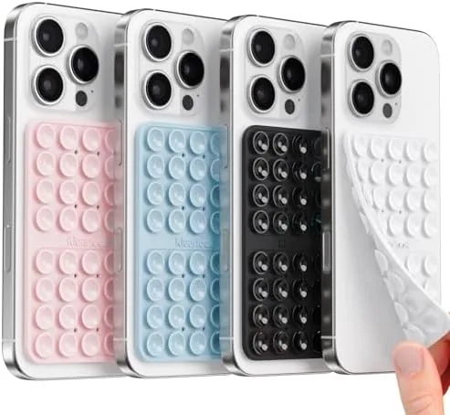 Klearlook 4PCS Silicone Double Sided Suction Cup Phone Case, Combination A | Sticky Phone Review: Tested and Rated