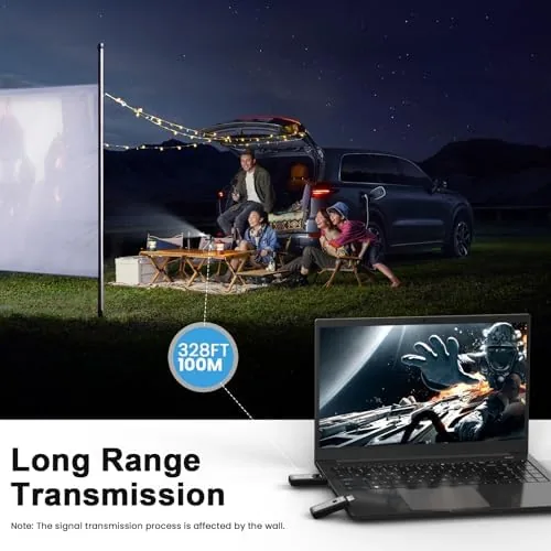 Another view of the Wireless HDMI Transmitter and Receiver 328ft/100M, Wireless HDMI Extender Kit