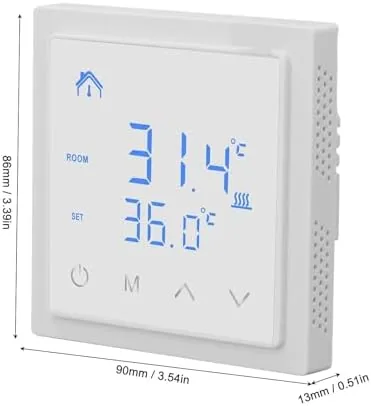 Close look at the Smart Electric Floor Heating Thermostat 16A AC85V‑250V Home Thermostat, Easy build quality