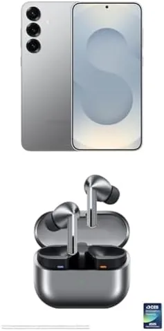 The Samsung Galaxy S25 Ultra side by side with an iPhone