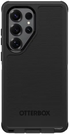 The OtterBox Galaxy S25 Ultra Defender case in black