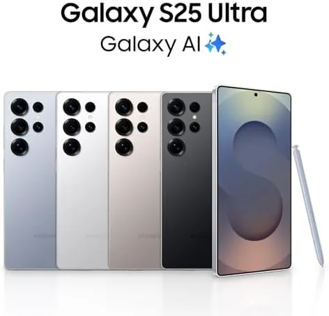 Close look at the Samsung Galaxy S25 Ultra, 512GB AI Smartphone, Unlocked Android, AI build quality