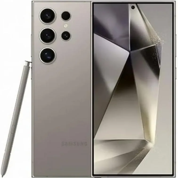 Detail shot of the Samsung Galaxy S25 Ultra, 512GB AI Smartphone, Unlocked Android, AI features