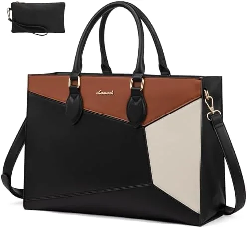 LOVEVOOK Laptop Bag for Women,17 lnch Waterproof Lightweight Leather Tote Bag,Professional Business Office Work Review: Tested and Rated