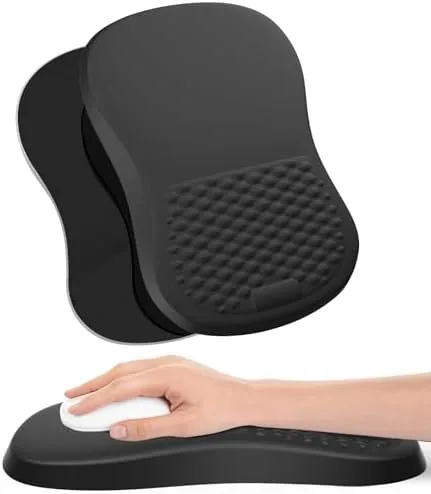 Ergonomic Mouse Pad with Wrist Rest Support, Mousepad with Comfortable Memory Foam Wrist Rest Review: Tested and Rated
