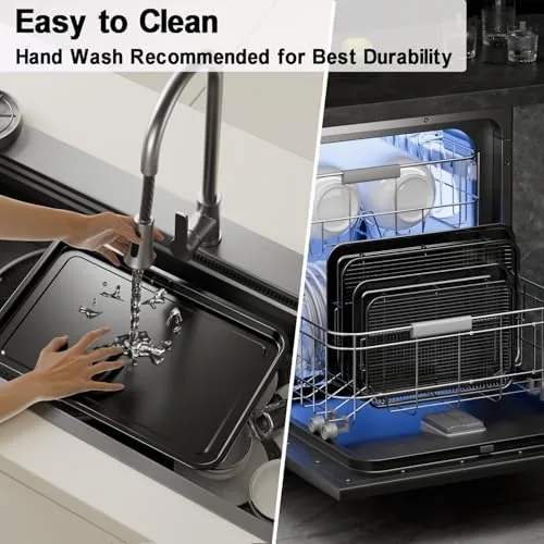 Another view of the Air Fryer Basket for Oven, 2 Set Oven Air Fryer