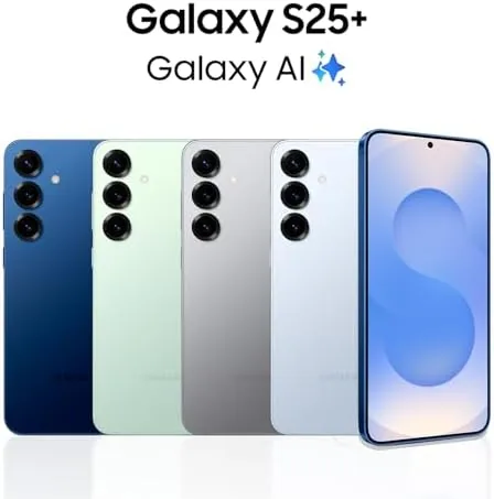Close look at the Samsung Galaxy S25+ Cell Phone, 256GB Smartphone, Unlocked Android, AI build quality