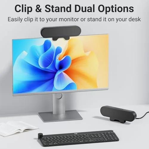 Close look at the Monitor Speakers, Computer Speakers for Desktop PC, USB Speaker with build quality