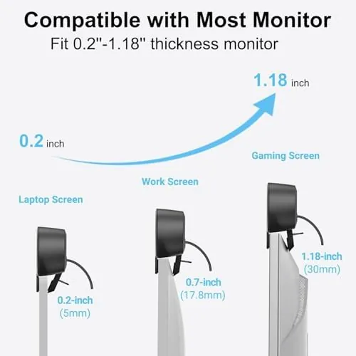 Another view of the Monitor Speakers, Computer Speakers for Desktop PC, USB Speaker with