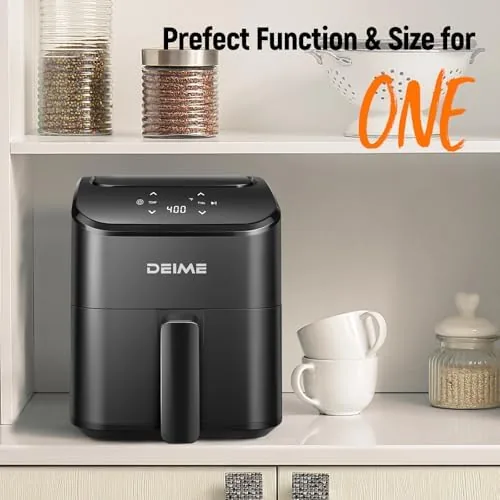 Testing the DEIME Air Fryer, Small Digital 3 Qt Airfryer Space Saving over two weeks
