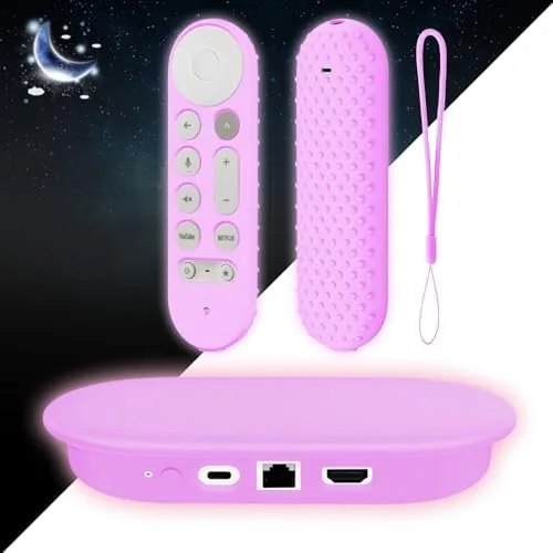 Overview of the Silicone Glow Cover Case for Google TV Streamer 4K 2024
