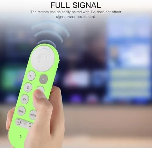 Another view of the Silicone Glow Cover Case for Google TV Streamer 4K 2024