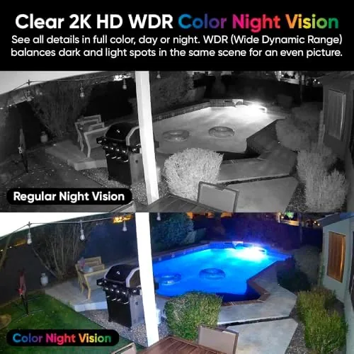 Another view of the WYZE Duo Cam Pan Indoor/Outdoor IP65 2K 360° Pan/Tilt Smart