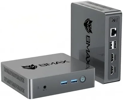 Overview of the Bmax Mini PC Computer, Intel N4500 Processor(Turbo 2.8GHz) 8GB RAM