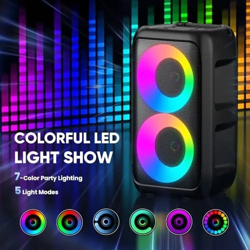 The Karaoke Machine for Adults Kids, Portable Bluetooth Speaker with 2 compared in context