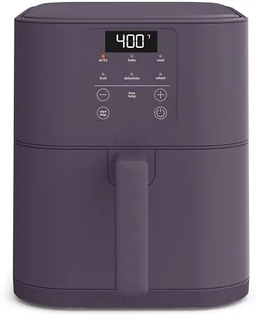 bella Fits-Anywhere™ 6qt Slim Air Fryer with Non-Toxic Coating, Plum Review: Tested and Rated