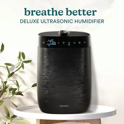 Close look at the Homedics Deluxe Ultrasonic Humidifier for Large Rooms, Warm or Cool build quality