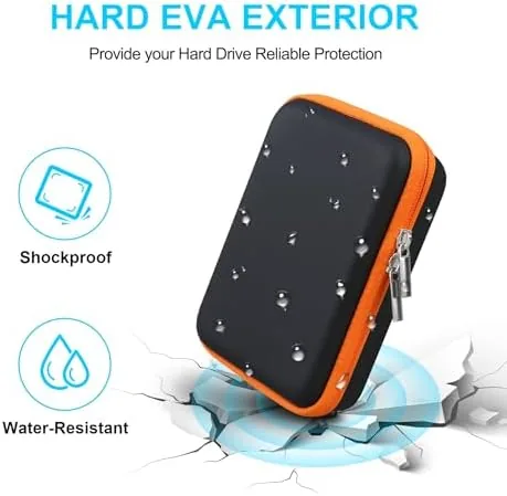 Another view of the Lacdo Hard Drive Carrying Case for LaCie Rugged Mini/Rugged External