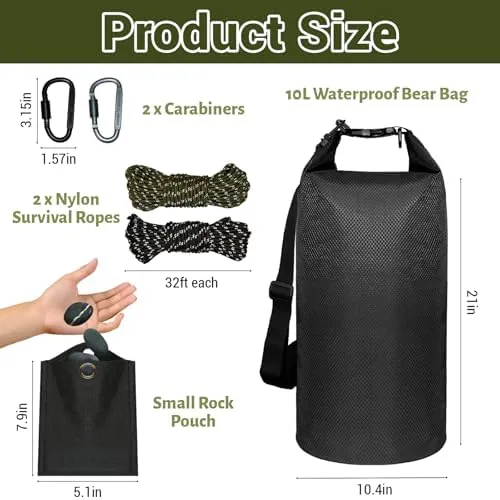 Rolled closure and clips of the waterproof food storage bag